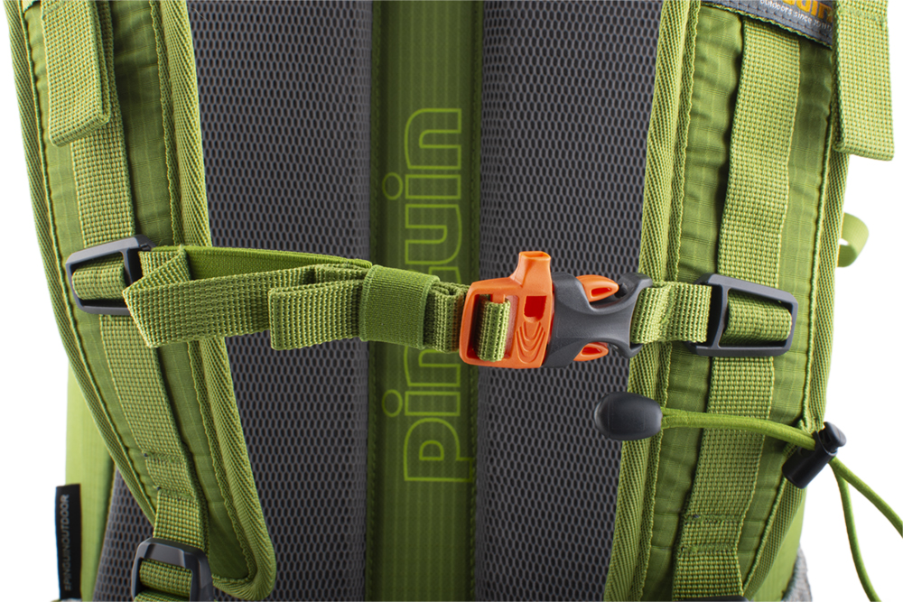 Trail 42 green chest strap with flute